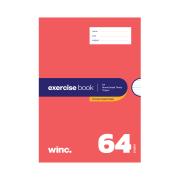 Winc Premium Exercise Book A4 14mm Thirds 70gsm Polypropylene Cover 64 Pages