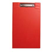 Winc Clipfolder Foolscap with Inside Pocket Red