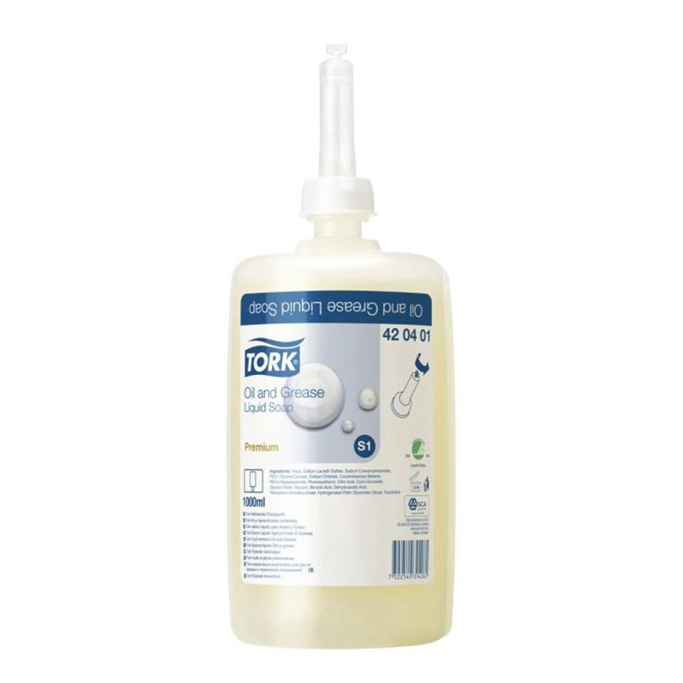 Tork 420401 Oil & Grease Liquid Soap S1 1000 Doses 1L