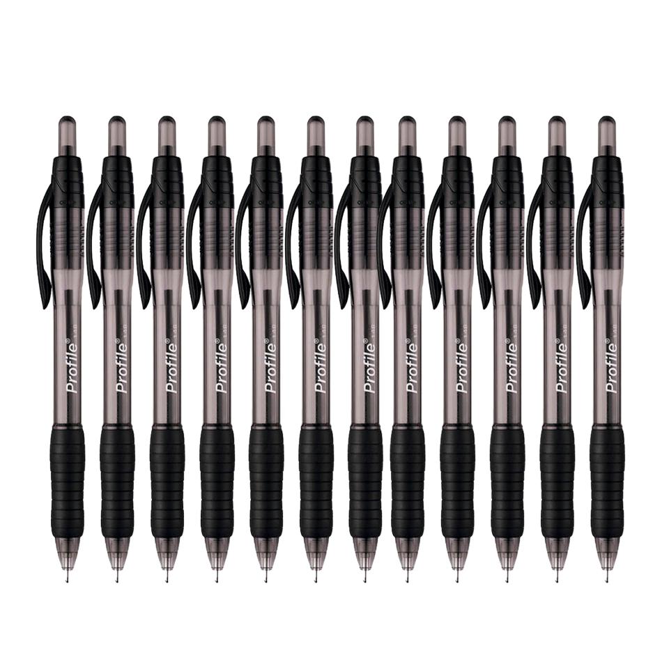Paper Mate Profile Pens, Medium, 1.00 mm Ballpoint - 4 pens