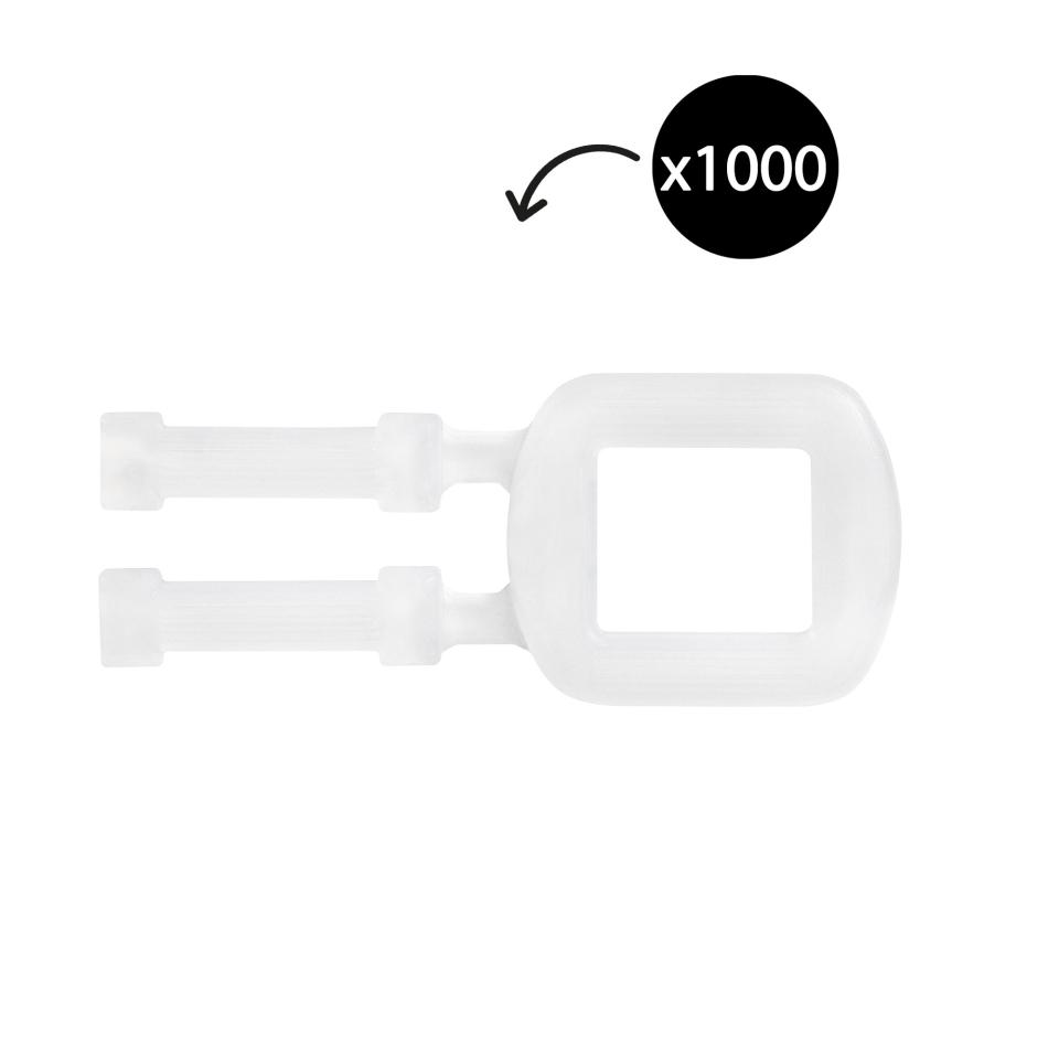 Marbig Professional Plastic Buckles For 12mm Strapping Box 1000 Image