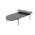 Thumbnail image of Rapid Line Nido Oval Coffee Table 1200W X 681D mm Black/Black