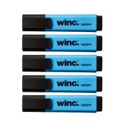 Winc Highlighter Chisel Tip 2.0-5.0mm Blue Box 5