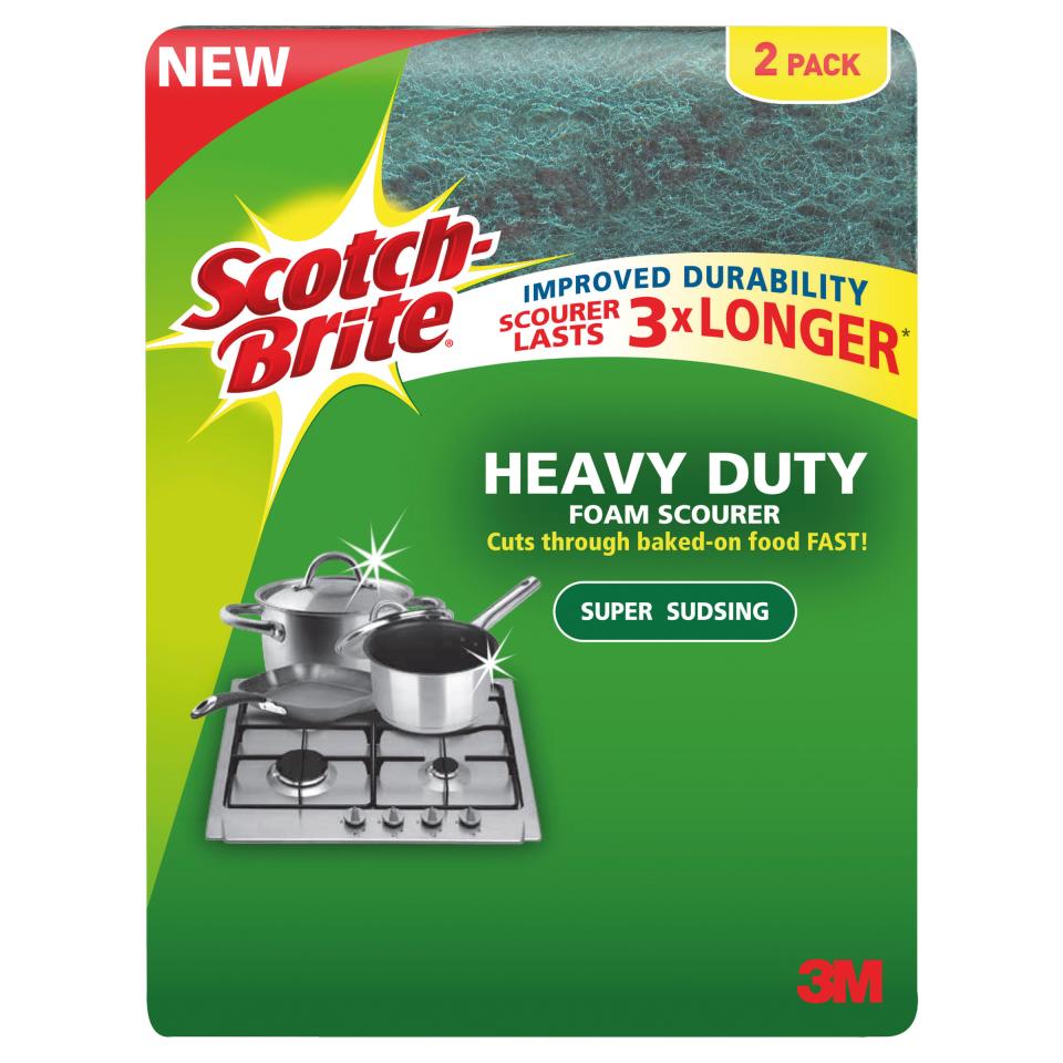 3M Scotch-Brite Scourer Sponge Pack 2