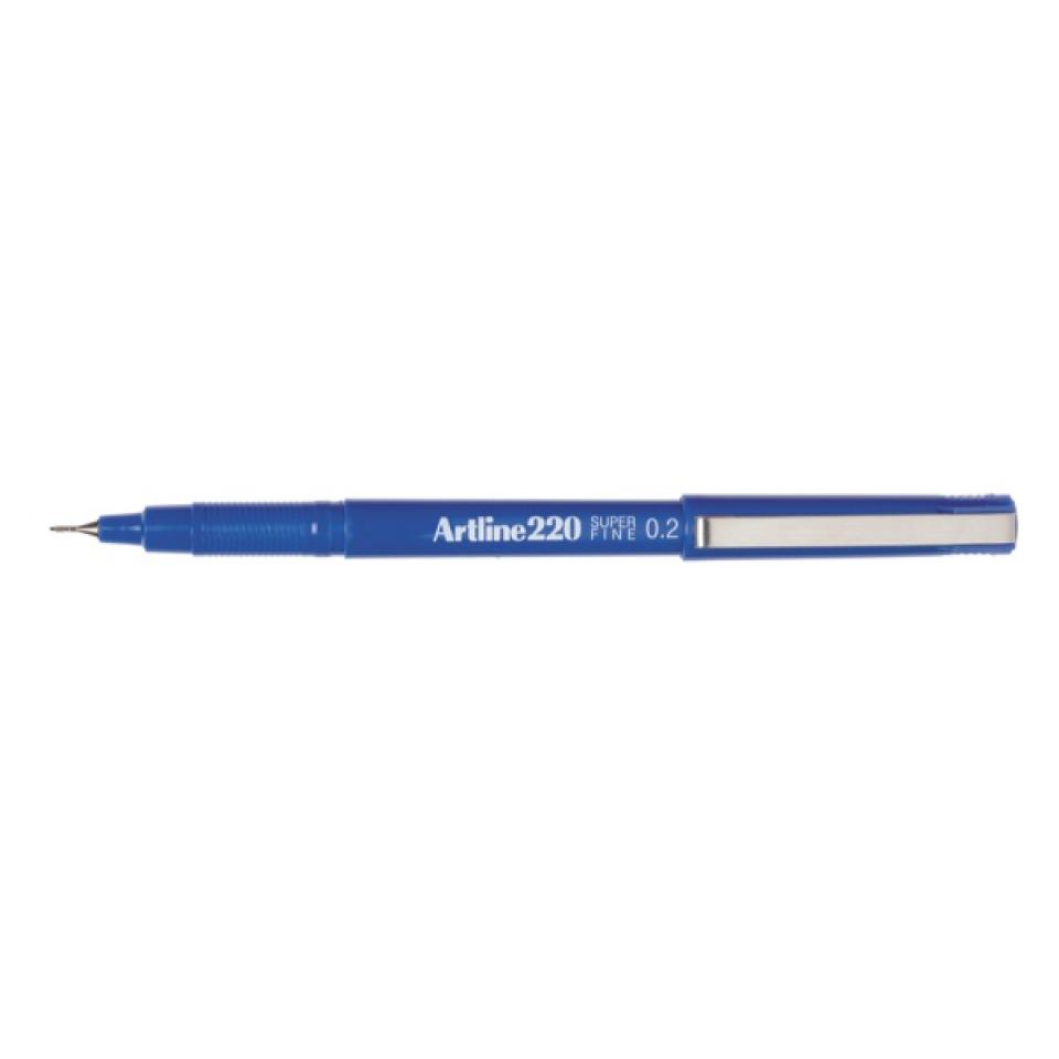 Artline 220 Super Fine 0.2mm Blue