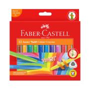 Faber-castell Junior Twist Crayon Assorted Colours Pack Of 12