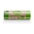 Thumbnail image of Envirostar 80 Litre Green Compostable Bin Liner 23um Printed Roll 20 Carton 10