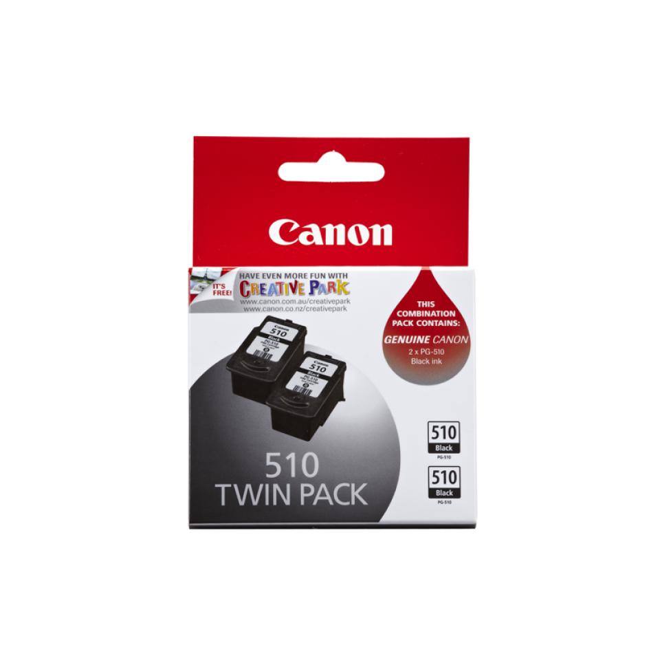 Canon PG-510 Black Ink Cartridge - 2-Pack
