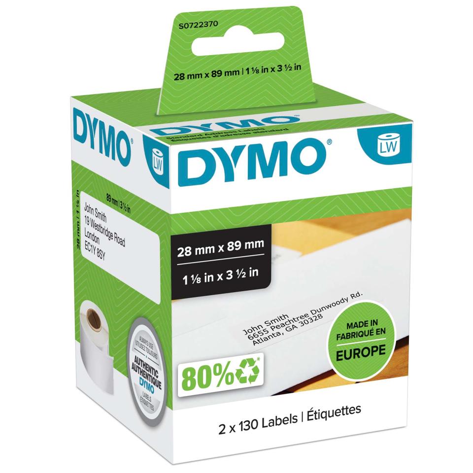 Dymo Label Writer Address Labels 28mm x 89mm