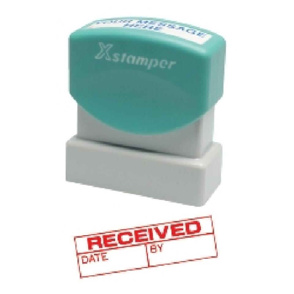 E-5581 Red Ink PENDING with line Office Self Inking Rubber Stamp 