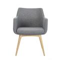 Thumbnail image of Konfurb Hady Visitor Chair 4 Leg Wooden Base Keylargo Ash