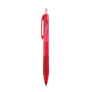 Officemax Red Gel Pen 0.7mm Rubber Grip Box Of 12