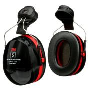 3M PELTOR Optime III Helmet Attach Earmuff H540P3GS/E Black and Red Class 5 SLC80 30dB