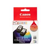 Canon 510 Black & 511 Colour Ink Cartridge Combination Pack