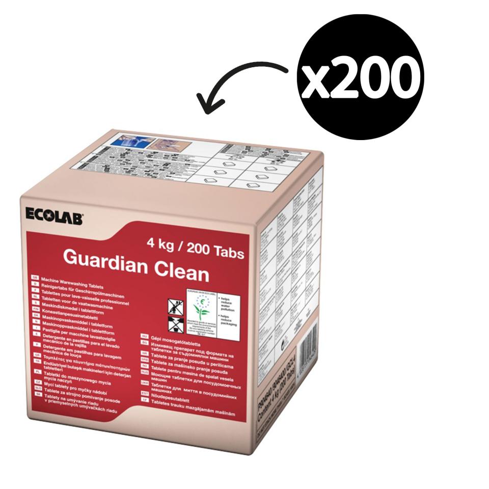 Guardian Clean Dishwashing Tablets 4 Kg Carton 200