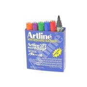 Artline 577 Whiteboard Marker Bullet Assorted Box 12