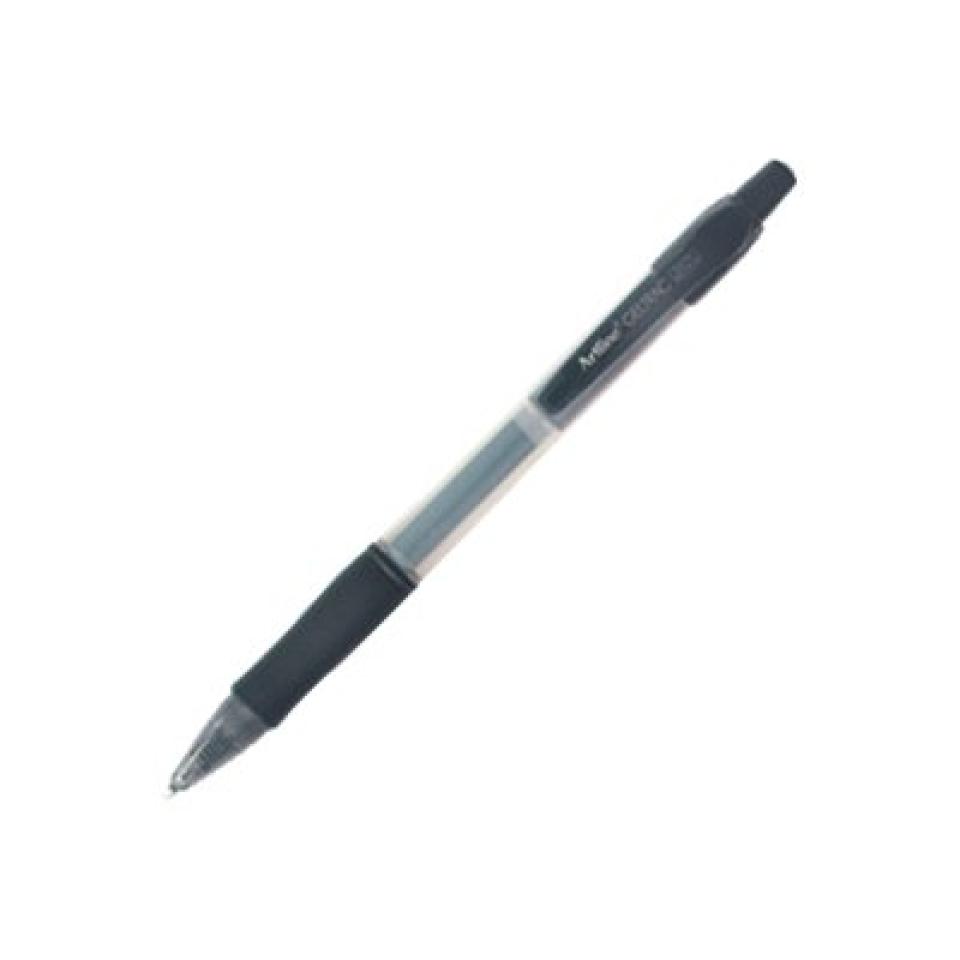 Artline Geltrac Retractable Gel Pen Fine 0.7mm Black Box 12