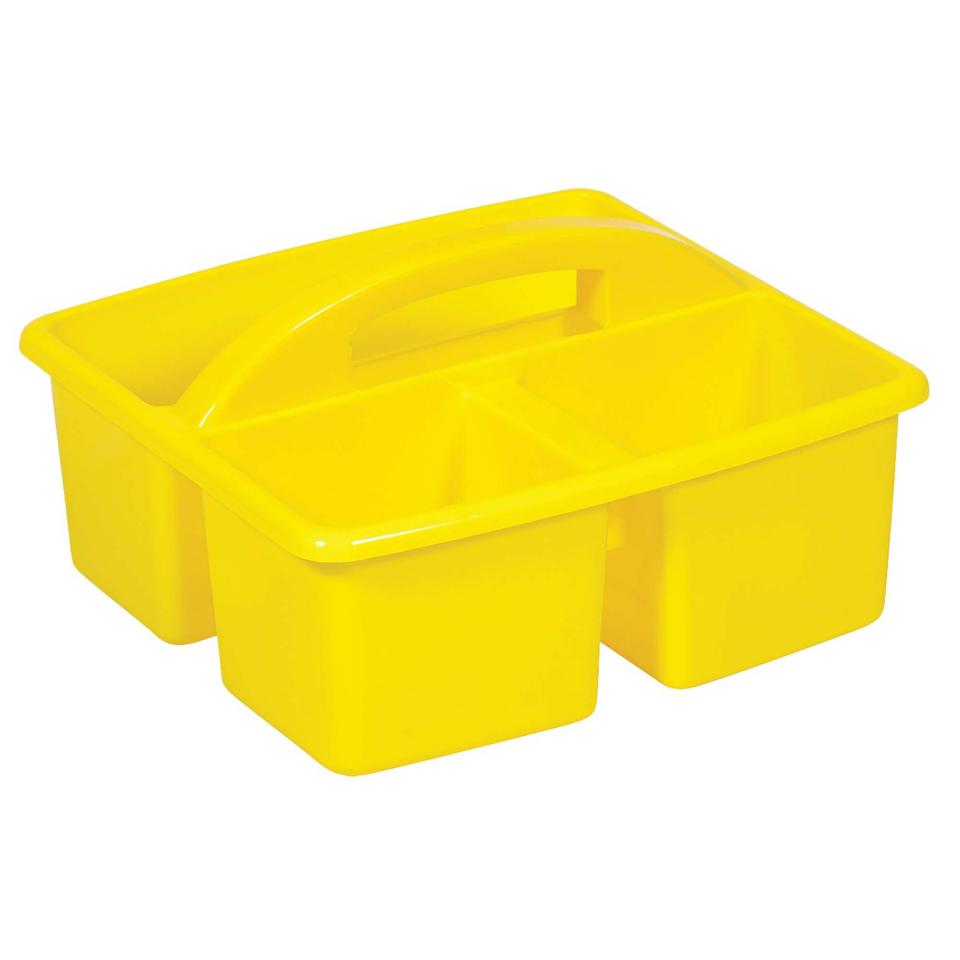 Elizabeth Richards Small Plastic Caddy Yellow