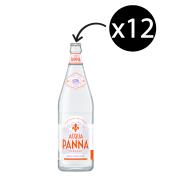 Acqua Panna Still Mineral Water Glass Bottle 1 Litre Carton 12