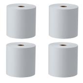 Winc Carbonless Paper Rolls 2ply 76x76mm 12mm core White Yellow Pack 4