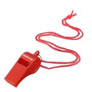 Uneedit Whistle Plastic Assorted Colours On Rope