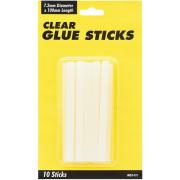 UHU Glue Gun Sticks 7.2mm Clear Pack Of 10