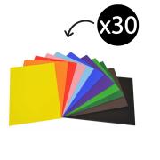 Rainbow School Mounting Pack A4 Assorted Pack 30