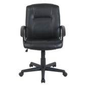 Winc Access Integral Manager Chair with Loop Arms Black