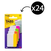 Post-It Filing Tabs 50.8 x 38.1mm Assorted Brights Pack 4