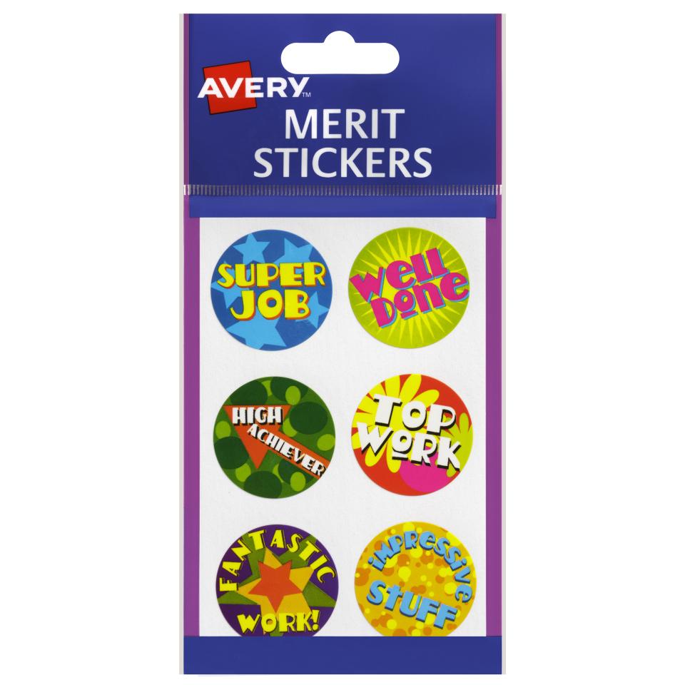 Mixed Sparkly Merit Stickers x 336 Primary Teaching Services