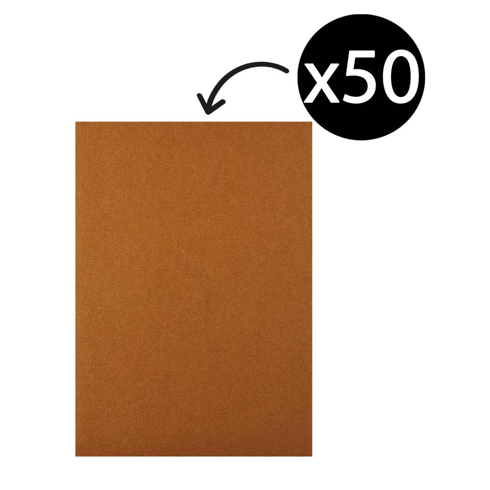 Winc Specialty Paper Shimmer A4 120gsm Copper Pack 50