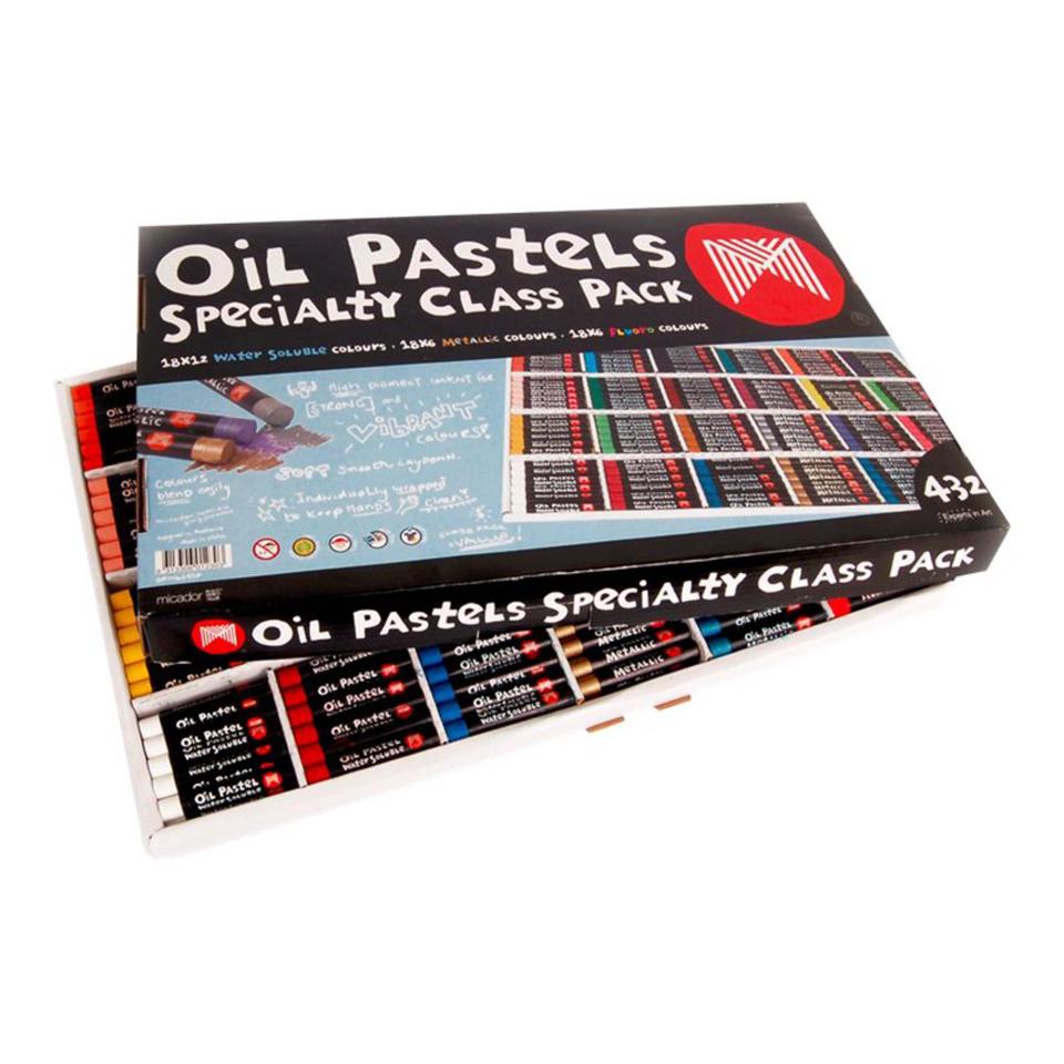 Micador Large Oil Pastels Class Pack Specialty Set 432