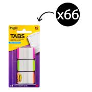 Post-It Tabs 25.4 x 38.1mm Assorted Brights Pack 3