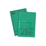 Avery Tubeclip File Foolscap 355 x 241mm Green with Black Print