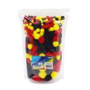 Arbee Craft Pom Pom Assorted Aboriginal Colour Bulk 500pc