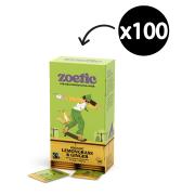 Zoetic Organic & Fairtrade Lemongrass & Ginger Enveloped Tea Bags Pack 100