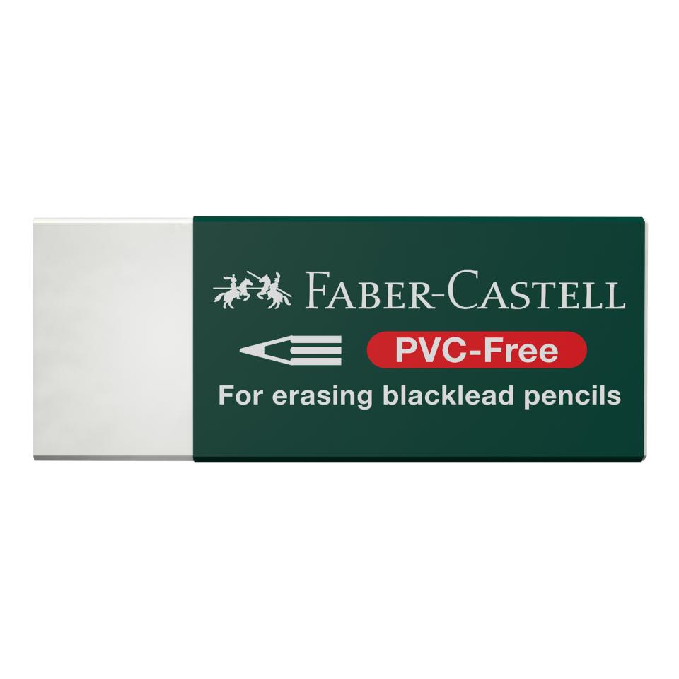 Faber Eraser With Sleeve PVC Free Medium