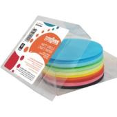 Teter Mek Kinder Craft Paper Circles 120mm Matt Assorted Colours Pack 500