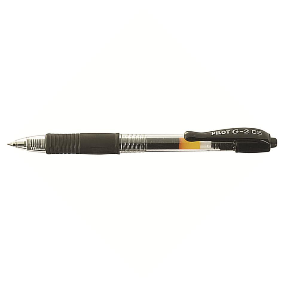 16 Pens Pilot Retractable Black G2 Gel Roller Ball Fine 