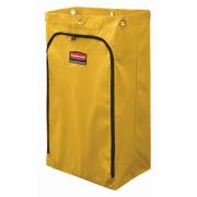 Rubbermaid Commercial 90L Vinyl Bag for Traditional Janitorial Cleaning Cart Yellow