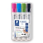 Staedtler Lumocolor Whiteboard Marker Bright Pack 4