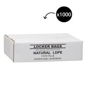 Austar Patient Locker Bag with Adhesive Strip 203x250mm Nat LPDE Pack 1000