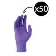 PURPLE NITRILE-XTRA Examination Gloves Purple X-Small Box 50