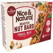 Nice & Natural Roasted Nut Bar Trail Mix 192g Box 6