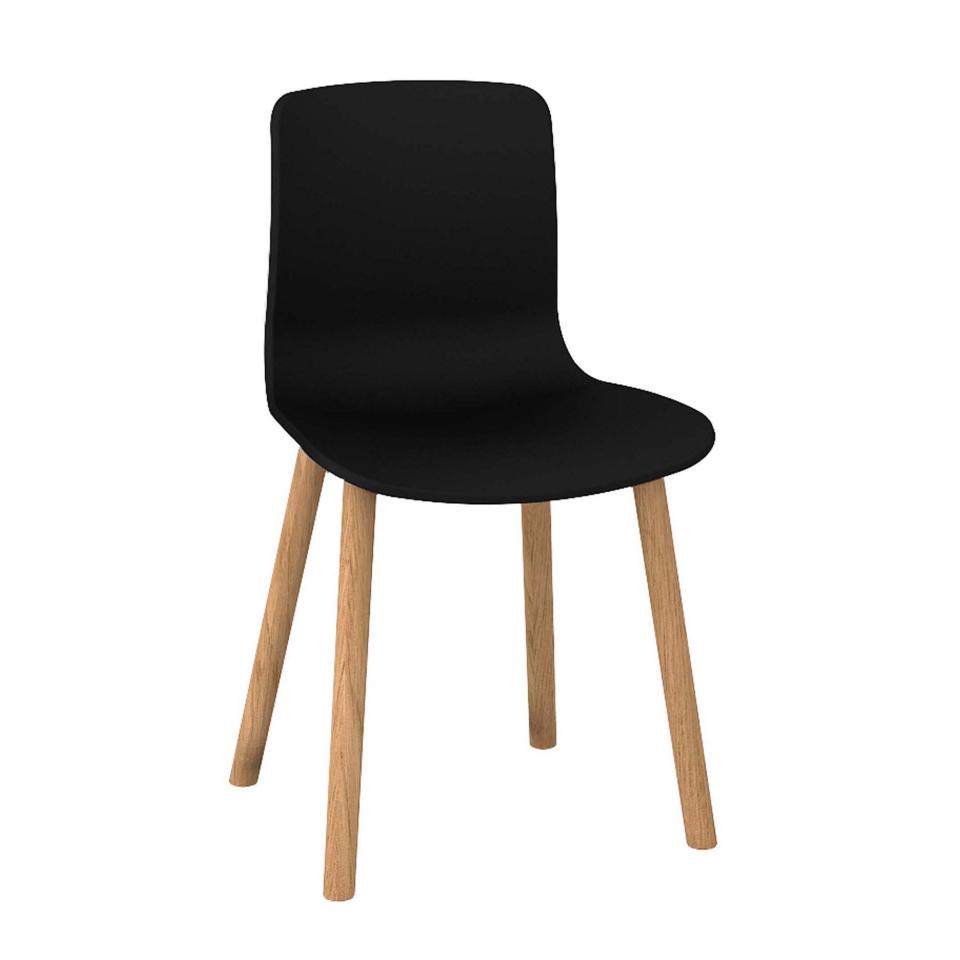 Dal Acti Visitor Chair with Timber Legs