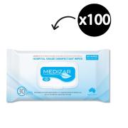 Medizar Hospital Grade Disinfectant Wipes Pack 100