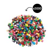 Rainbow Brightly Coloured Hobby Beads 315g Pack 5000