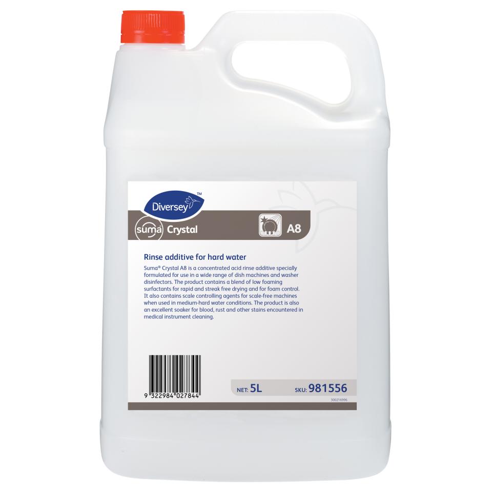 Diversey Suma A8 Crystal Rinse Additive