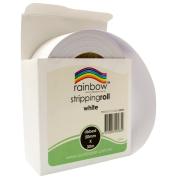Rainbow Stripping Paper Embossed 50mmx30m White Roll