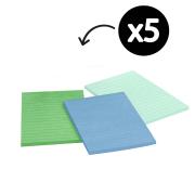 Post-it Super Sticky Recycled Lined Notes 152 x 101mm Bora Bora Pack 3